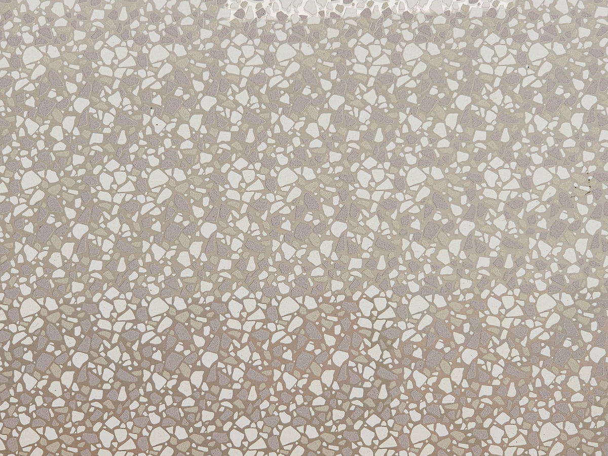PatternPly® Scattered Neutral Terrazzo sheet showing the pattern
