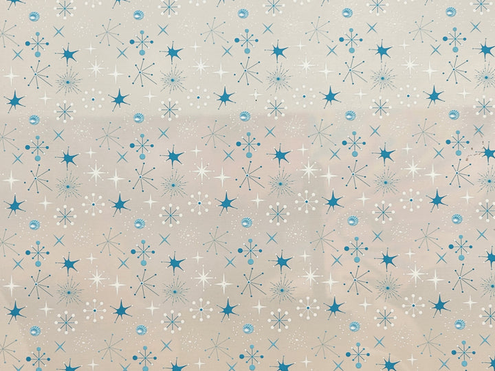 PatternPly® Scattered Mid Century Snowflakes