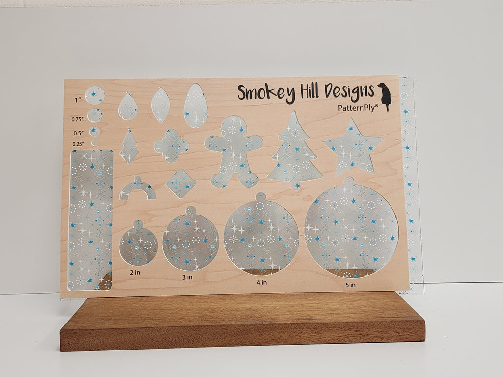 PatternPly® Scattered Mid Century Snowflakes product photo 2
