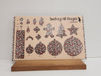 PatternPly® Scattered Deep Christmas Terrazzo product photo 2
