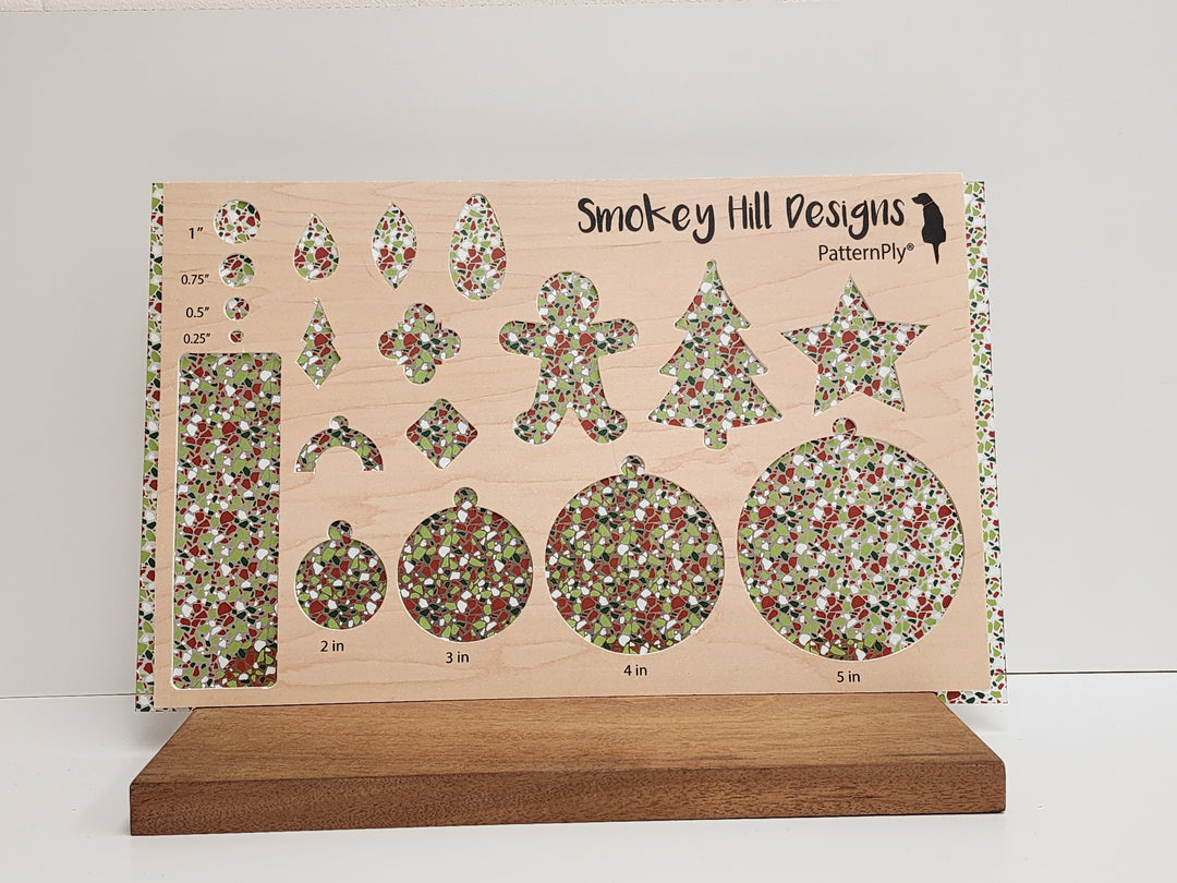 PatternPly® Scattered Christmas Terrazzo