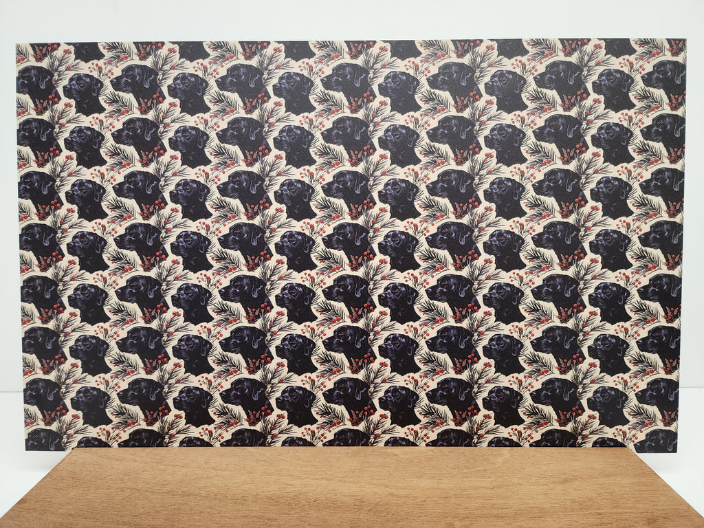 PatternPly® Full Coverage Christmas Black Labrador product photo 3