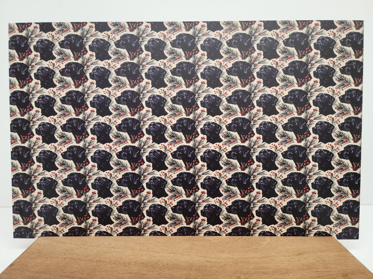 PatternPly® Full Coverage Christmas Black Labrador product photo 3