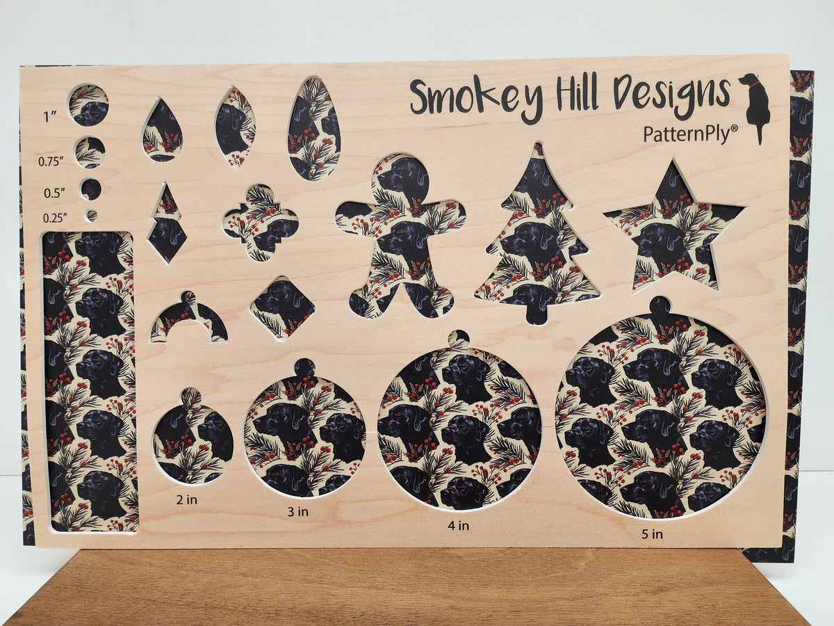 PatternPly® Full Coverage Christmas Black Labrador product photo 2