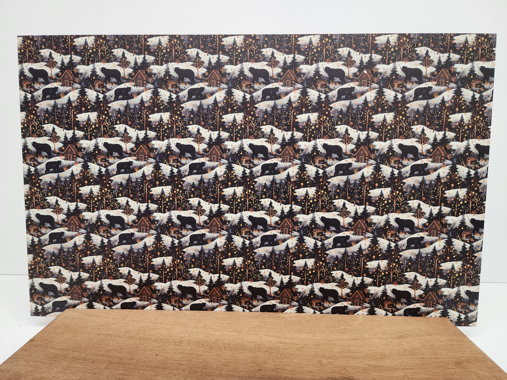 PatternPly® Full Coverage Winter Cabins product photo 3