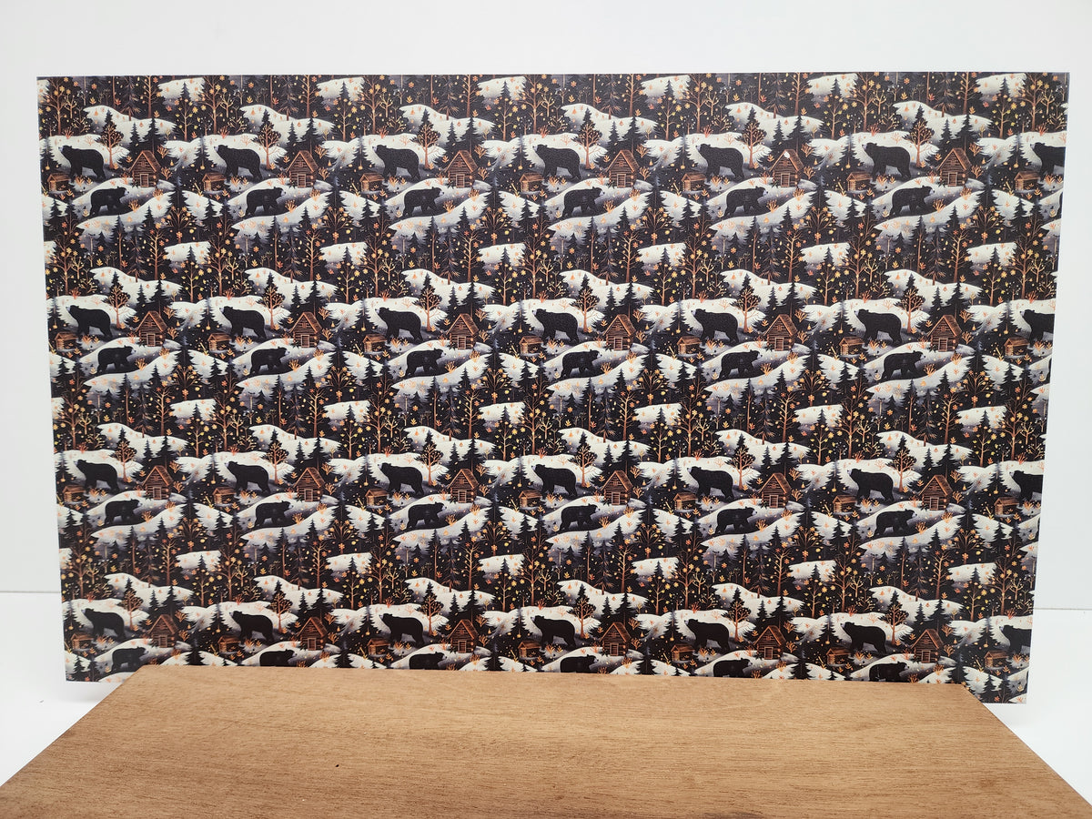 PatternPly® Full Coverage Winter Cabins product photo 3