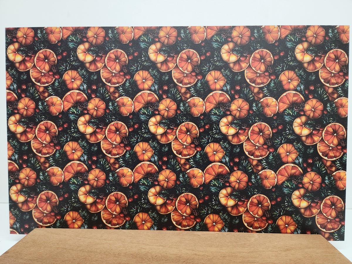 PatternPly® Full Coverage Christmas Citrus Stained Glass product photo 3