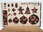 PatternPly® Full Coverage Christmas Citrus Stained Glass product photo 2