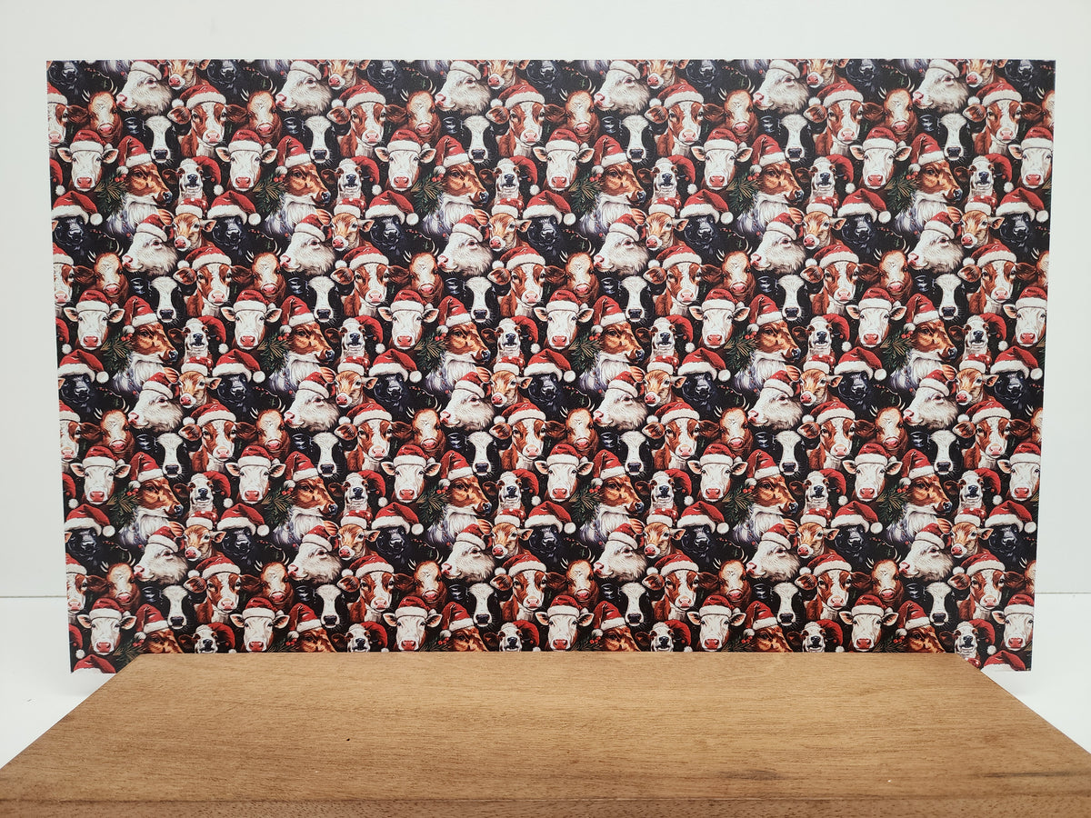 PatternPly® Full Coverage Christmas Cows product photo 3