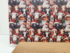 PatternPly® Full Coverage Christmas Cows sheet showing the pattern