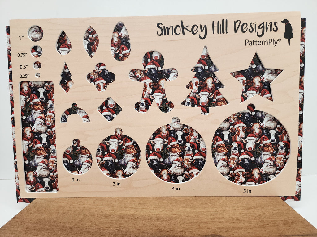 PatternPly® Full Coverage Christmas Cows product photo 2