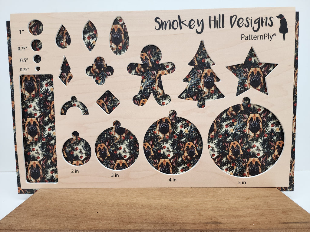 PatternPly® Full Coverage Christmas German Shepherds product photo 2