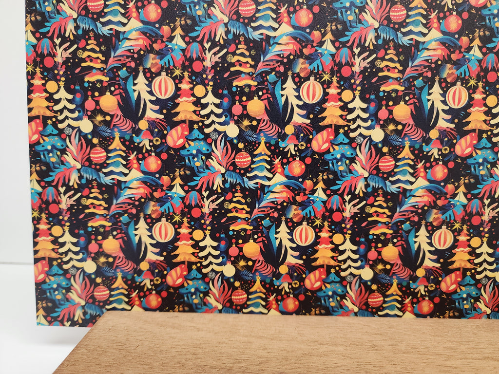 PatternPly® Full Coverage Groovy Christmas sheet showing the pattern