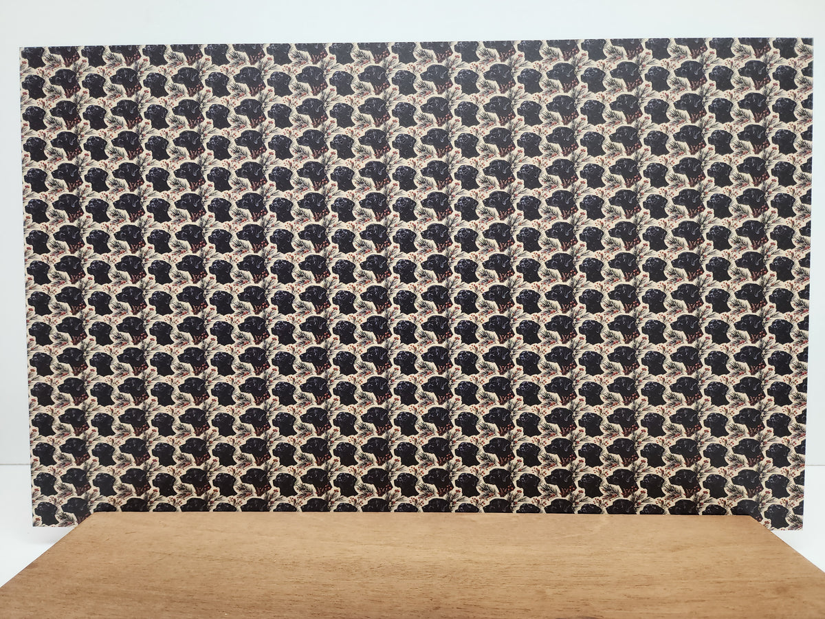 PatternPly® Full Coverage Micro Christmas Black Labrador product photo 3