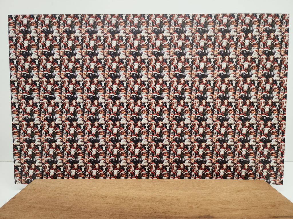 PatternPly® Full Coverage Micro Christmas Cows product photo 3