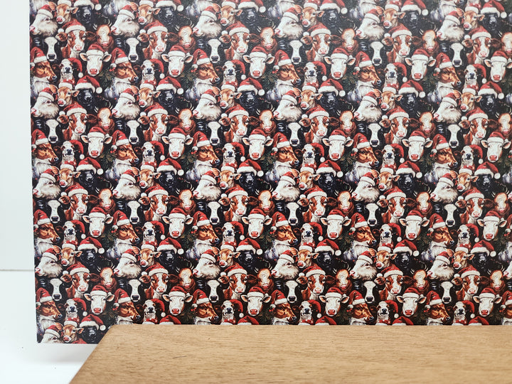 PatternPly® Micro Christmas Cows