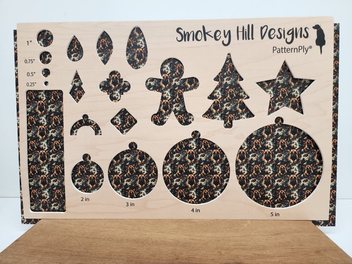 PatternPly® Full Coverage Micro Christmas German Shepherds product photo 2