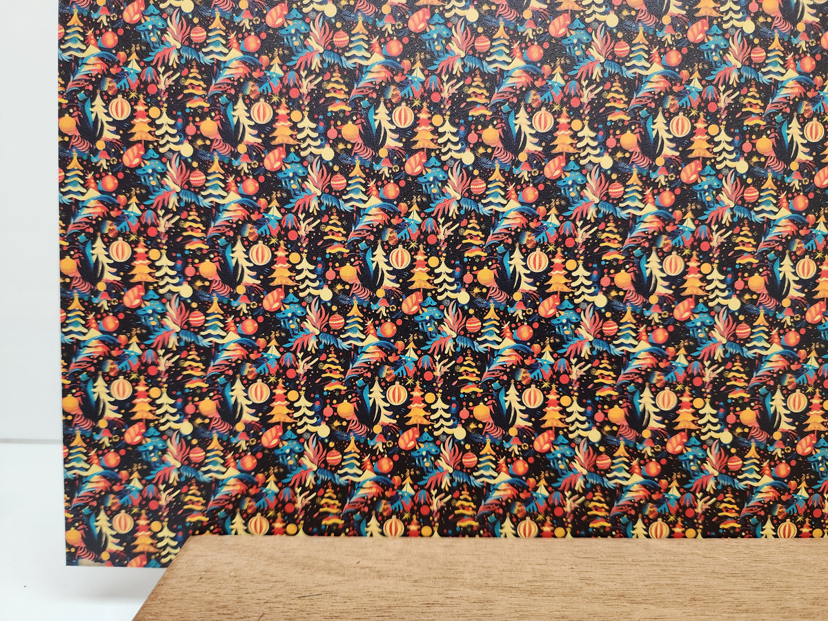 PatternPly® Full Coverage Micro Groovy Christmas sheet showing the pattern