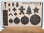 PatternPly® Full Coverage Micro Stained Glass Christmas Lights product photo 2