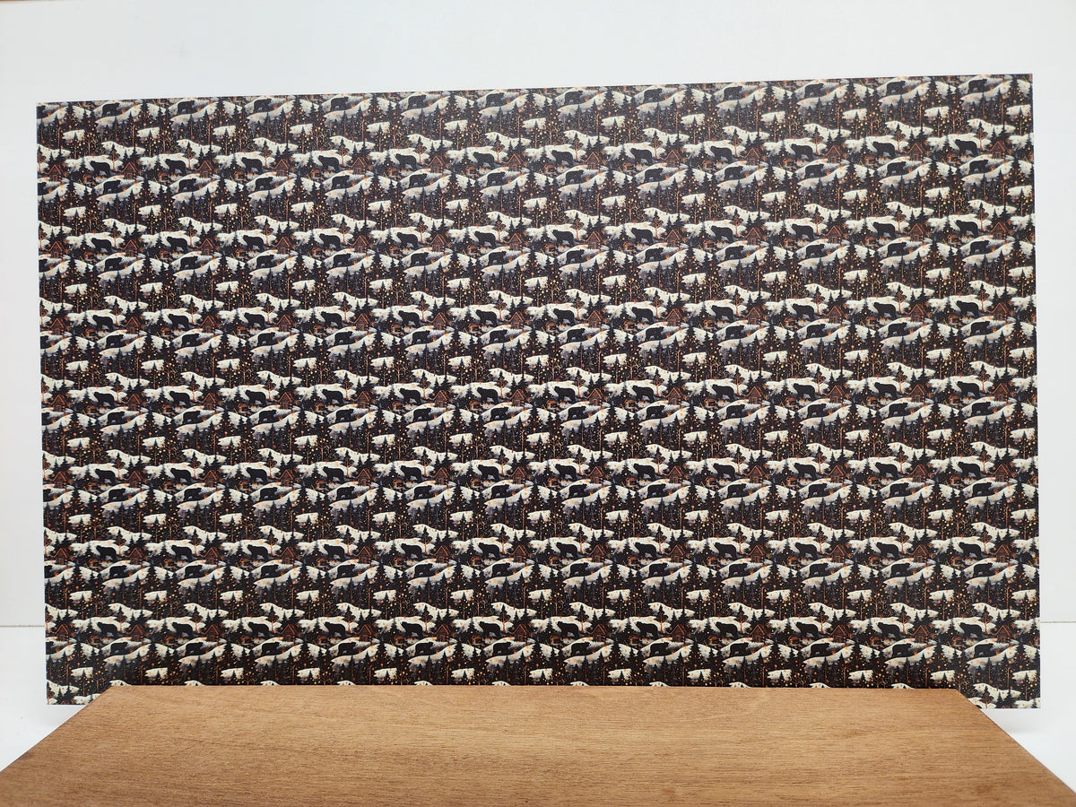 PatternPly® Full Coverage Micro Winter Cabins product photo 3