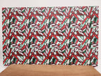 PatternPly® Full Coverage Stained Glass Red, White and Green Candy Cane product photo 3