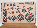 PatternPly® Full Coverage Stained Glass Red, White and Green Candy Cane product photo 2