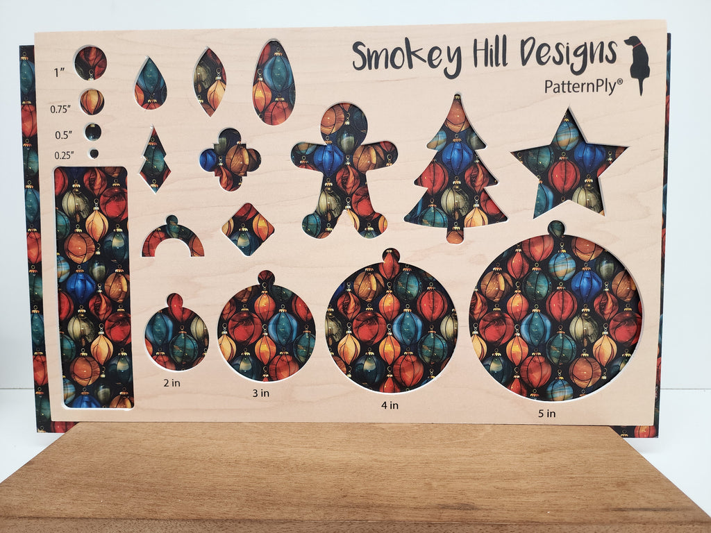 PatternPly® Full Coverage Stained Glass Ornaments product photo 2