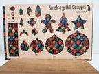 PatternPly® Full Coverage Stained Glass Ornaments product photo 2
