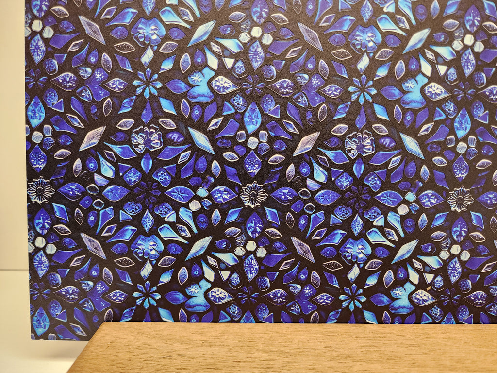 PatternPly® Full Coverage Icy Mosaic sheet showing the pattern