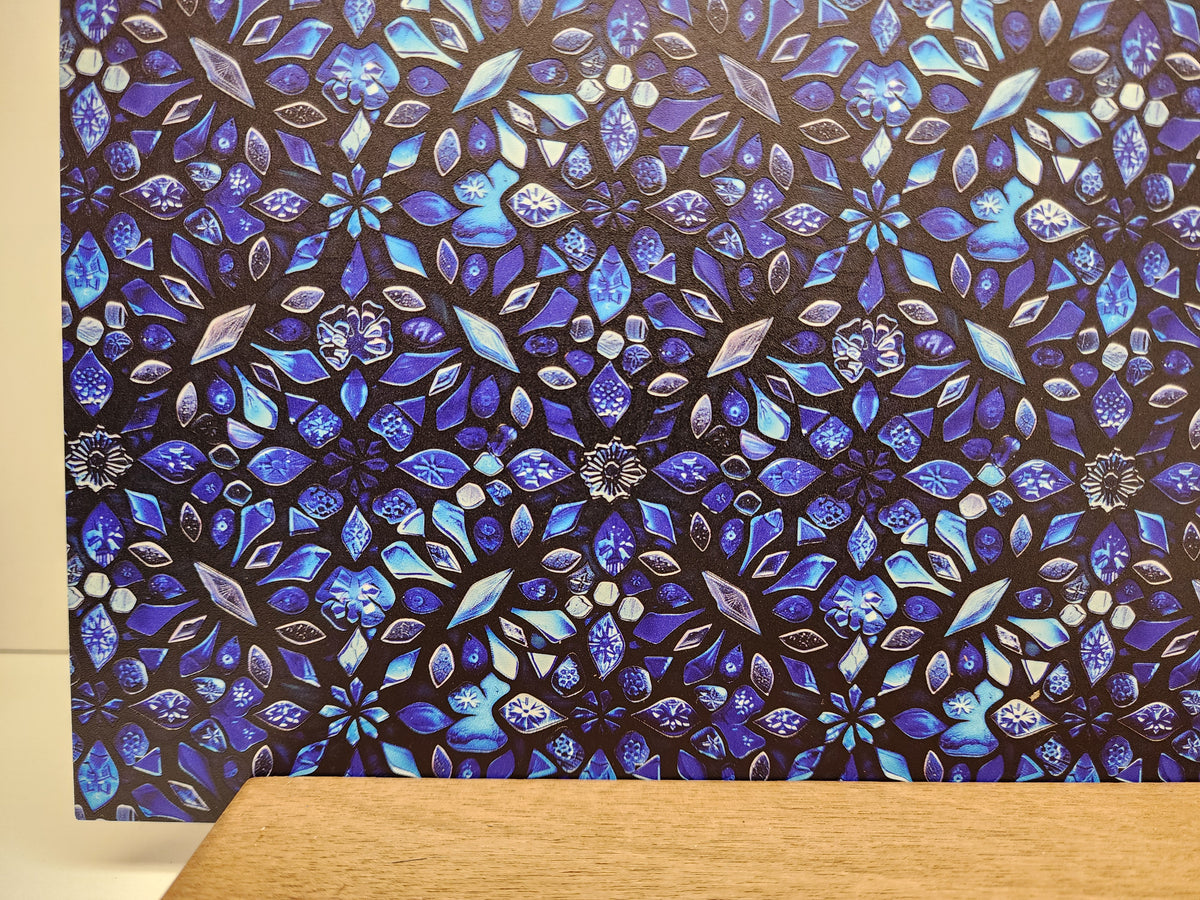 PatternPly® Full Coverage Icy Mosaic sheet showing the pattern