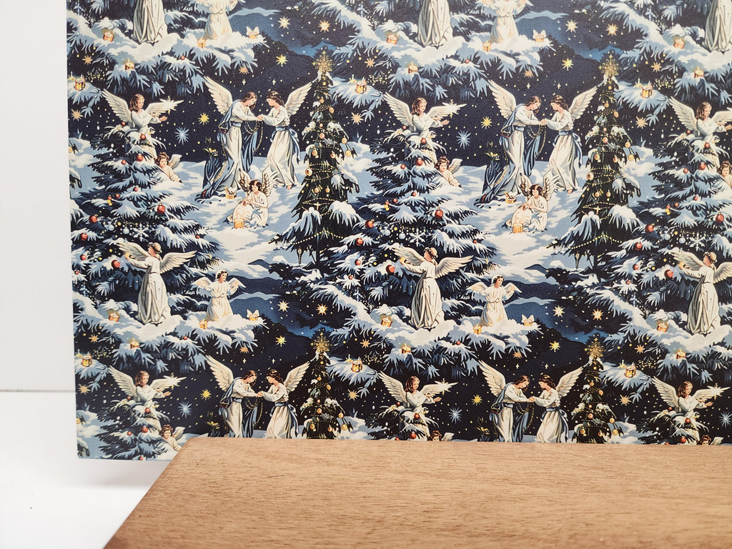 PatternPly® Full Coverage Christmas in Heaven sheet showing the pattern