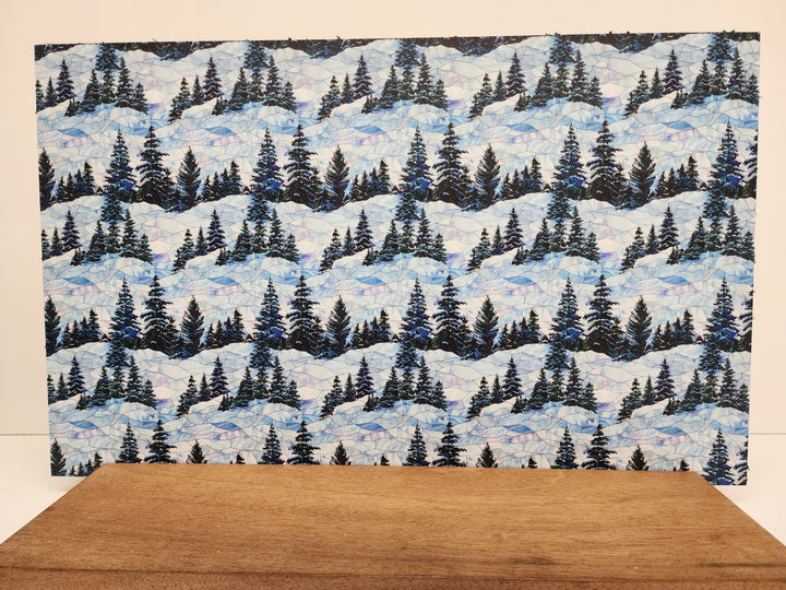 PatternPly® Stained Glass Snowy Hills