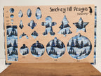 PatternPly® Full Coverage Stained Glass Snowy Hills product photo 2