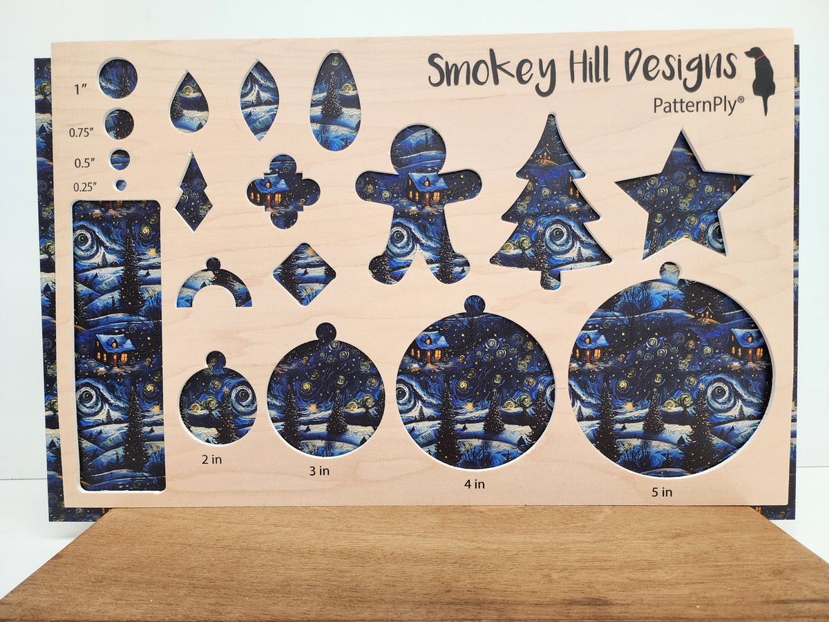 PatternPly® Full Coverage Starry Swirl Christmas product photo 2