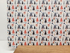 PatternPly® Full Coverage Trees and Presents sheet showing the pattern