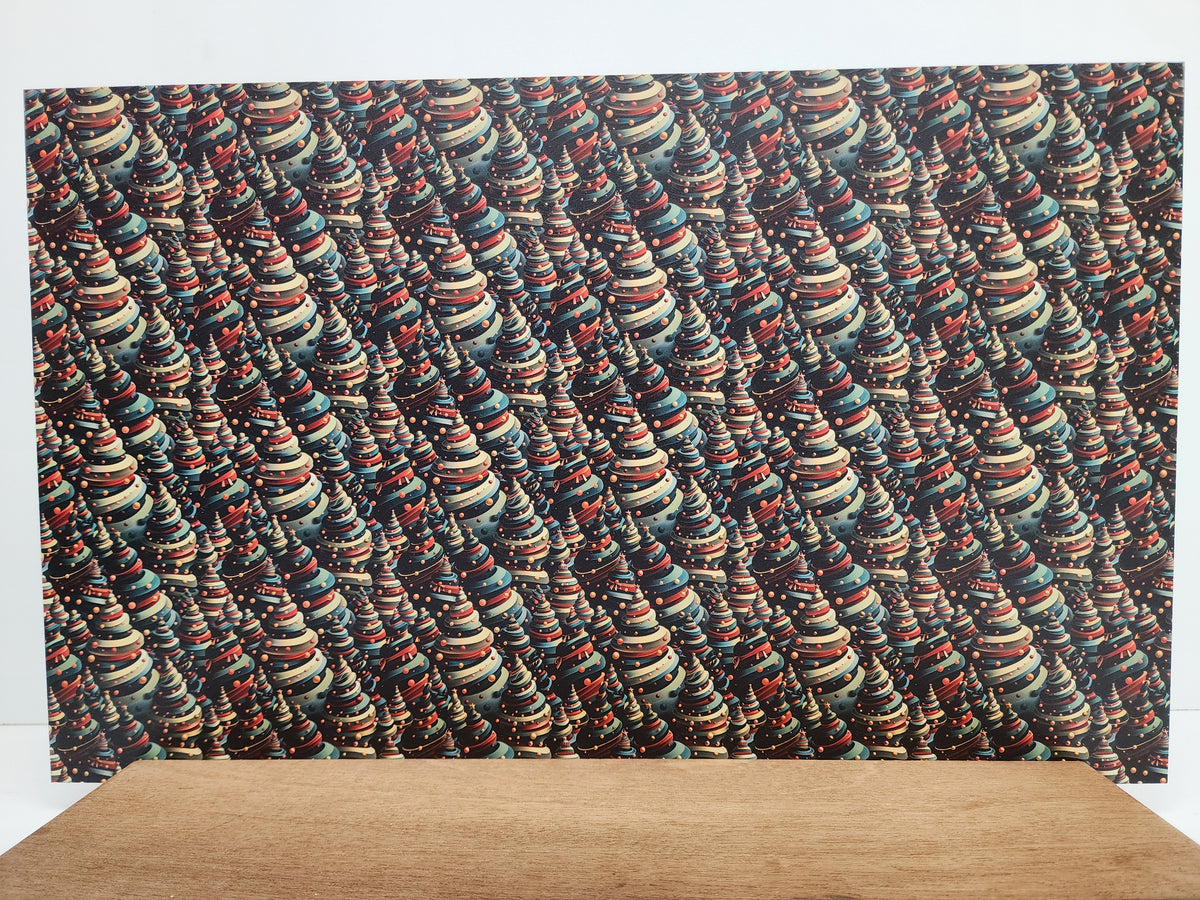 PatternPly® Full Coverage Spiral Christmas Trees product photo 3