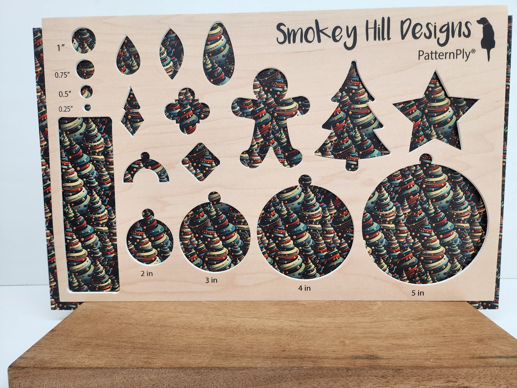 PatternPly® Full Coverage Spiral Christmas Trees product photo 2