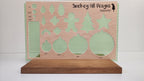 PatternPly® Scattered Mini Lime Green Ribbons product photo 2