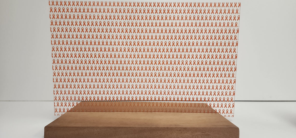 PatternPly® Scattered Orange Ribbons product photo 3