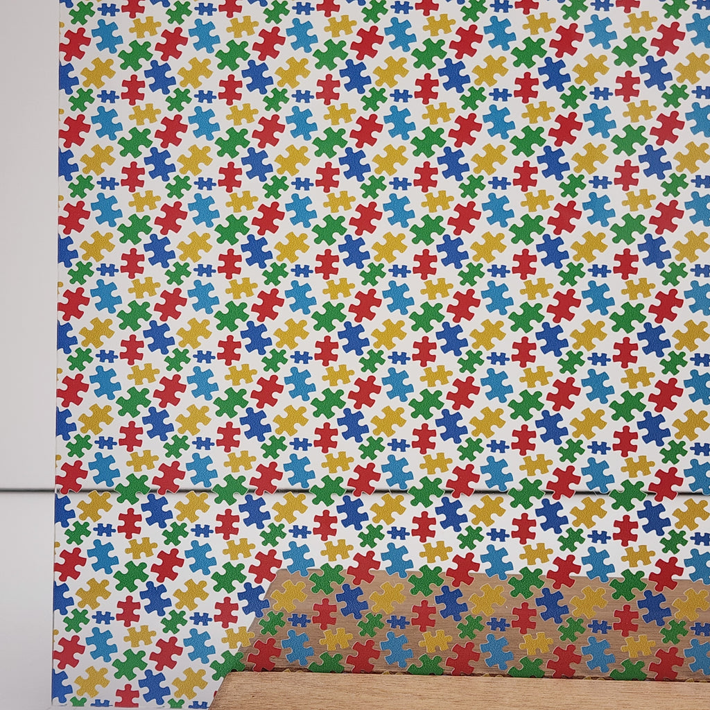 PatternPly® Scattered Mini Puzzle Pieces sheet showing the pattern