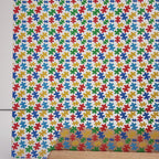 PatternPly® Scattered Mini Puzzle Pieces sheet showing the pattern