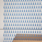 PatternPly® Scattered Light Blue Ribbons sheet showing the pattern