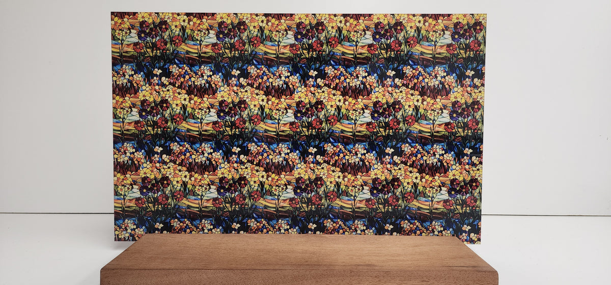 PatternPly® Full Coverage Wildflower Prairie Stained Glass product photo 3