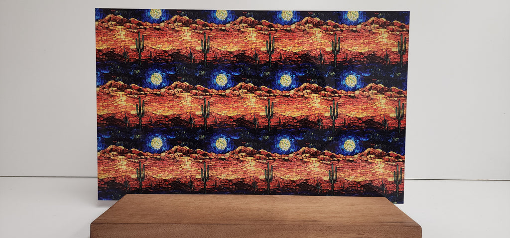 PatternPly® Full Coverage Stained Glass Desert Sunset product photo 3