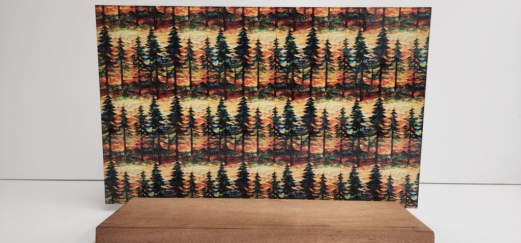 PatternPly® Full Coverage Stained Glass Tall Pines product photo 3