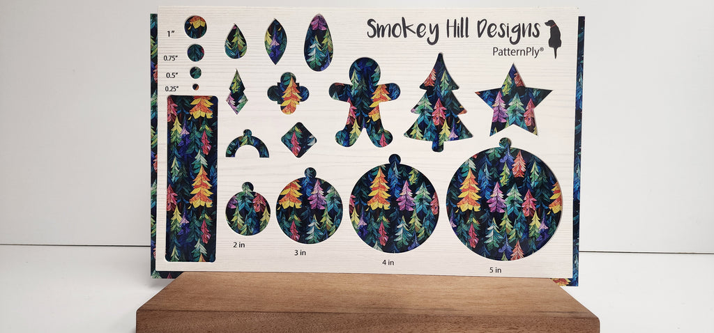 PatternPly® Full Coverage Stained Glass Colorful Forest product photo 2