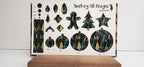 PatternPly® Full Coverage Stained Glass Geometric Forest product photo 2