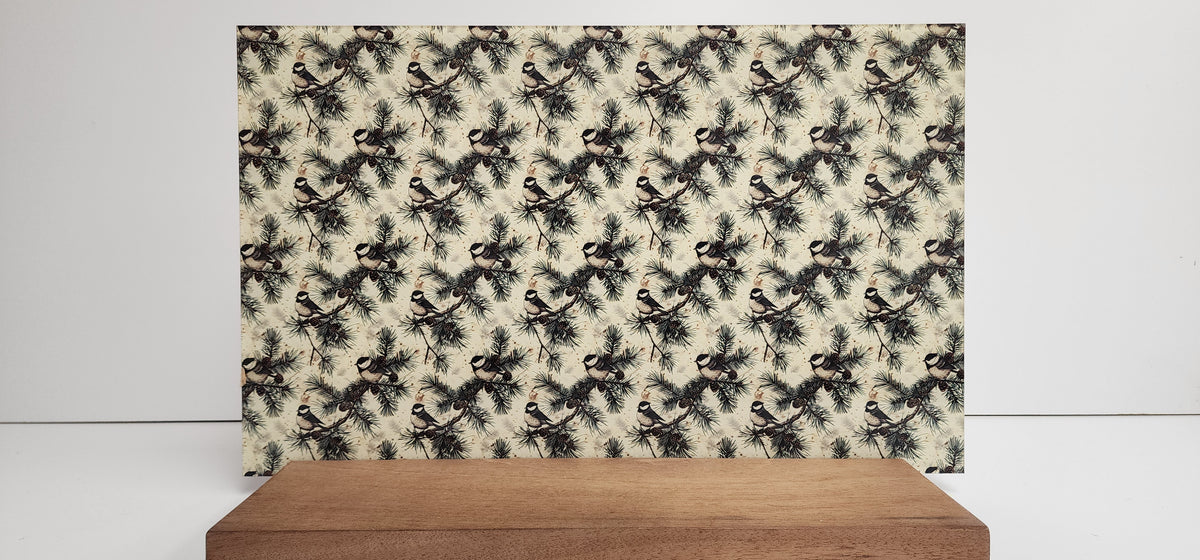 PatternPly® Full Coverage Pine Tree and Finches product photo 3