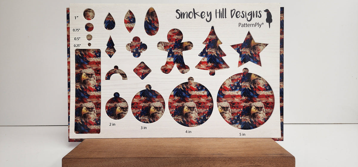 PatternPly® Full Coverage American Flag Eagle Large product photo 2