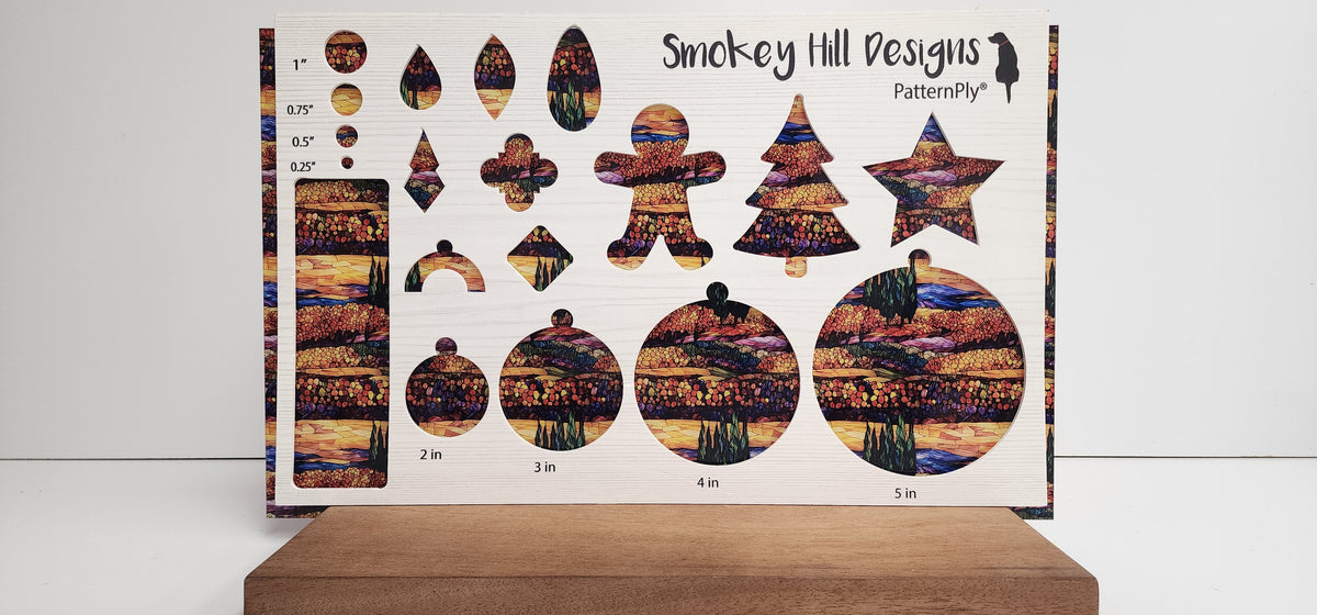 PatternPly® Full Coverage Stained Glass Wine Country product photo 2